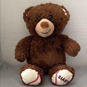 Build-A-Bear San Francisco Giants Baseball Teddy Bear Plush Stuffed Animal 15”